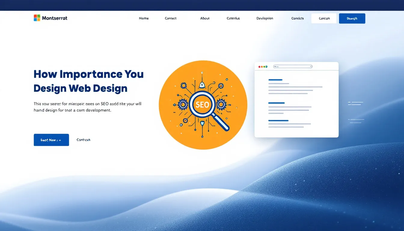 The importance of SEO in web design and development.